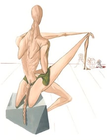 Salvador Dali, Minos (Michler/Löpsinger 1039-1138; Field 189-200), La Divine Comédie,