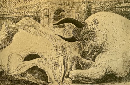 André Masson, Souvenir de Medinacelli, Masson Dessins, Limited Edition Lithograph