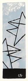 Georges Braque, Ciel gris I (Maeght 1032), Derrière le miroir, Limited Edition Lithograph