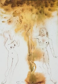 Salvador Dali, Composition (Michler/Löpsinger 1600; Field 69-3), Biblia Sacra, Limited Edition