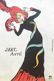 Henri de Toulouse-Lautrec, Jane Avril, TLautrec, Philadelphia Museum of Art, Limited Edition