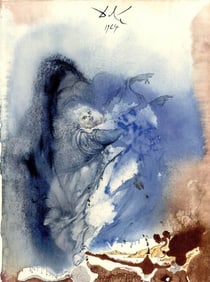 Salvador Dali, Composition (Michler/Löpsinger 1600; Field 69-3), Biblia Sacra, Limited Edition