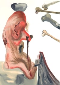 Salvador Dali, The Flatterer (Michler/Löpsinger 1039-1138; Field 189-200), La Divine Comé