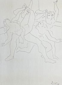 Pablo Picasso, Four Ballet Dancers (Orozco 95), Picasso: Fifteen Drawings, Limited Edition