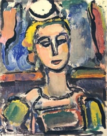 Georges Rouault, Composition, Divertissement, Limited Edition Lithograph