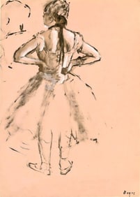 Edgar Degas, La Danseuse de dos, E. Degas Monotypes, Limited Edition Monotype
