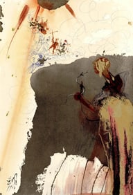 Salvador Dali, Composition (Michler/Löpsinger 1600; Field 69-3), Biblia Sacra, Limited Edition