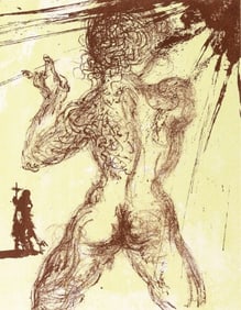 Salvador Dali, Composition (M/Löpsinger 1175; Field 67-2), Hommage a Meissonier, Limited