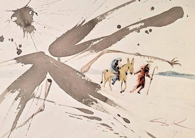 Salvador Dali, Composition (Michler/Löpsinger 1600; Field 69-3), Biblia Sacra, Limited Edition