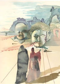 Salvador Dali, The Avaricious (Michler/Löpsinger 1039-1138; Field 189-200), La Divine Comé