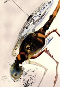 Salvador Dali, Composition (Michler/Löpsinger 1600; Field 69-3), Biblia Sacra, Limited Edition