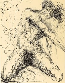 Salvador Dali, Composition (M/Löpsinger 1175; Field 67-2), Hommage a Meissonier, Limited