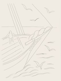 Henri Matisse, Brise marine (Sea Breeze), Poésies, Limited Edition Lithograph