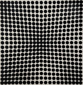 Victor Vasarely, Composition, Tiefenbilder, Limited Edition Héliogravure
