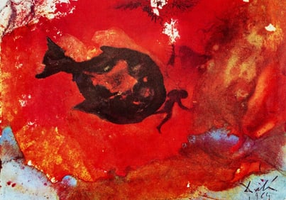Salvador Dali, Composition (Michler/Löpsinger 1600; Field 69-3), Biblia Sacra, Limited Edition