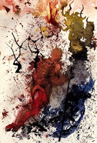Salvador Dali, Composition (Michler/Löpsinger 1600; Field 69-3), Biblia Sacra, Limited Edition