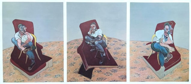 Francis Bacon, Three Studies for Portrait of Lucian Freud, Derrière le miroir, Limited Edition