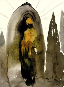 Salvador Dali, Composition (Michler/Löpsinger 1600; Field 69-3), Biblia Sacra, Limited Edition