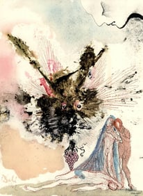 Salvador Dali, Composition (Michler/Löpsinger 1600; Field 69-3), Biblia Sacra, Limited Edition