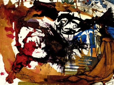 Salvador Dali, Composition (Michler/Löpsinger 1600; Field 69-3), Biblia Sacra, Limited Edition