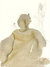 Salvador Dali, Composition (Michler/Löpsinger 1600; Field 69-3), Biblia Sacra, Limited Edition