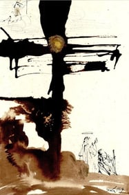 Salvador Dali, Composition (Michler/Löpsinger 1600; Field 69-3), Biblia Sacra, Limited Edition