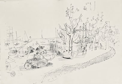 Raoul Dufy, Composition, Les Côtes Normandes, Limited Edition Lithograph