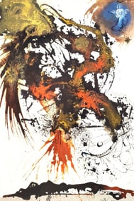 Salvador Dali, Composition (Michler/Löpsinger 1600; Field 69-3), Biblia Sacra, Limited Edition