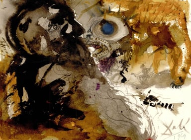 Salvador Dali, Composition (Michler/Löpsinger 1600; Field 69-3), Biblia Sacra, Limited Edition