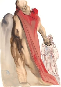 Salvador Dali, Virgil’s admonishment (Michler/Löpsinger 1039-1138; Field 189-200), La
