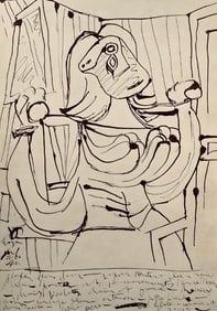 Pablo Picasso, Composition, Carnet de dessins de Picasso, Cahiers d’Art, Limited Edition
