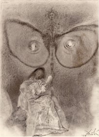 Salvador Dali, Composition (Michler/Löpsinger 1600; Field 69-3), Biblia Sacra, Limited Edition