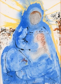 Salvador Dali, Composition (Michler/Löpsinger 1600; Field 69-3), Biblia Sacra, Limited Edition