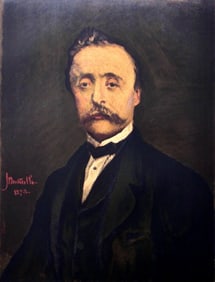 Adolphe Monticelli, Portrait du Maitre M.L., Les Réalistes Lyriques, Collection Pierre Lé