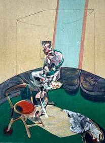 Francis Bacon, Portrait of George Dyer Staring at Blind Cord, Derrière le miroir, Limited