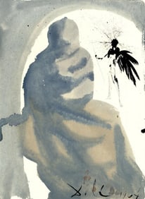 Salvador Dali, Composition (Michler/Löpsinger 1600; Field 69-3), Biblia Sacra, Limited Edition