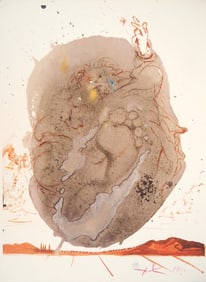 Salvador Dali, Composition (Michler/Löpsinger 1600; Field 69-3), Biblia Sacra, Limited Edition