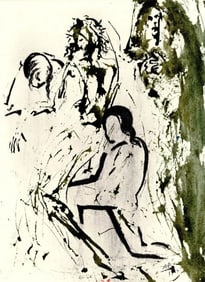Salvador Dali, Composition (Michler/Löpsinger 1600; Field 69-3), Biblia Sacra, Limited Edition