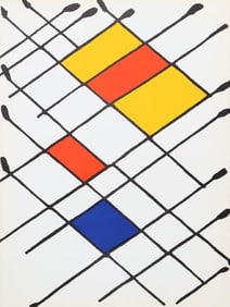 Alexander Calder, Composition, Derrière le miroir, Limited Edition Lithograph