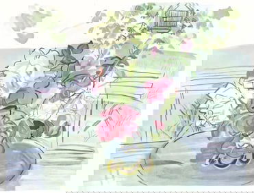 Raoul Dufy, L'opaline bleue, Vacances forcées