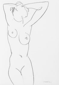 Henri Matisse, Composition, Derrière le miroir, Limited Edition Lithograph