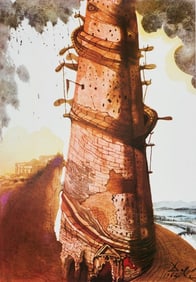 Salvador Dali, Composition (Michler/Löpsinger 1600; Field 69-3), Biblia Sacra, Limited Edition