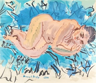 Raoul Dufy, Nu couché, Raoul Dufy, Collection Pierre Lévy, Limited Edition Lithograph