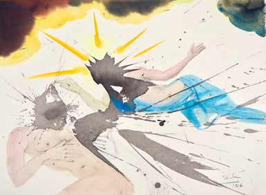 Salvador Dali, Composition (Michler/Löpsinger 1600; Field 69-3), Biblia Sacra, Limited Edition