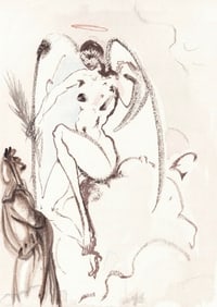 Salvador Dali, The Archangel Gabriel (Michler/Löpsinger 1039-1138; Field 189-200), La Divine