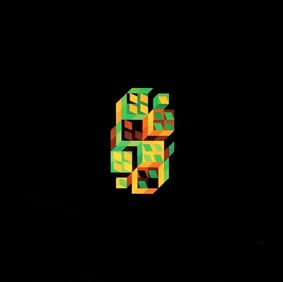 Victor Vasarely, Composition, Hommage à Hexagone, Limited Edition Héliogravure