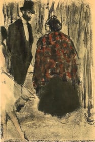 Edgar Degas, Famille Cardinal, E. Degas Monotypes, Limited Edition Monotype