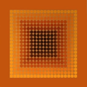 Victor Vasarely, Composition, CTA 102, Limited Edition Héliogravure