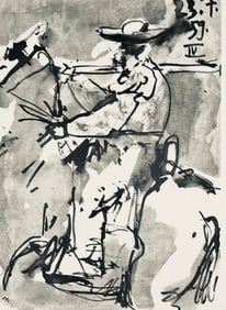 Pablo Picasso, Composition (Bloch 1276; Czwiklitzer 23), Toros y Toreros, Limited Edition Lithograph