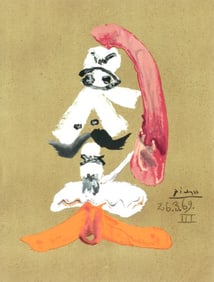 Pablo Picasso, Composition (Orozco 207-261), Vingt-Neuf Portraits Imaginaires, Limited Edition